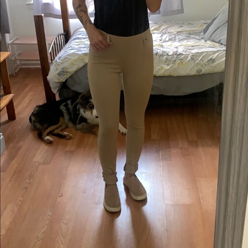Khaki jeggings